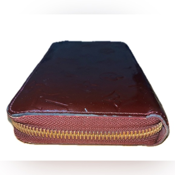 Louis Vuitton Monogram Vernis Zip Around Long Wallet, Purple - Picture 3 of 10